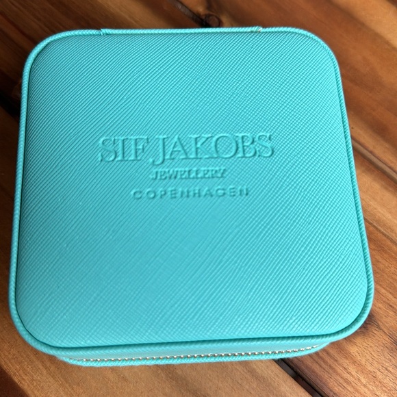 SIF JAKOBS RING & Earring Set with travel case - Picture 4 of 5